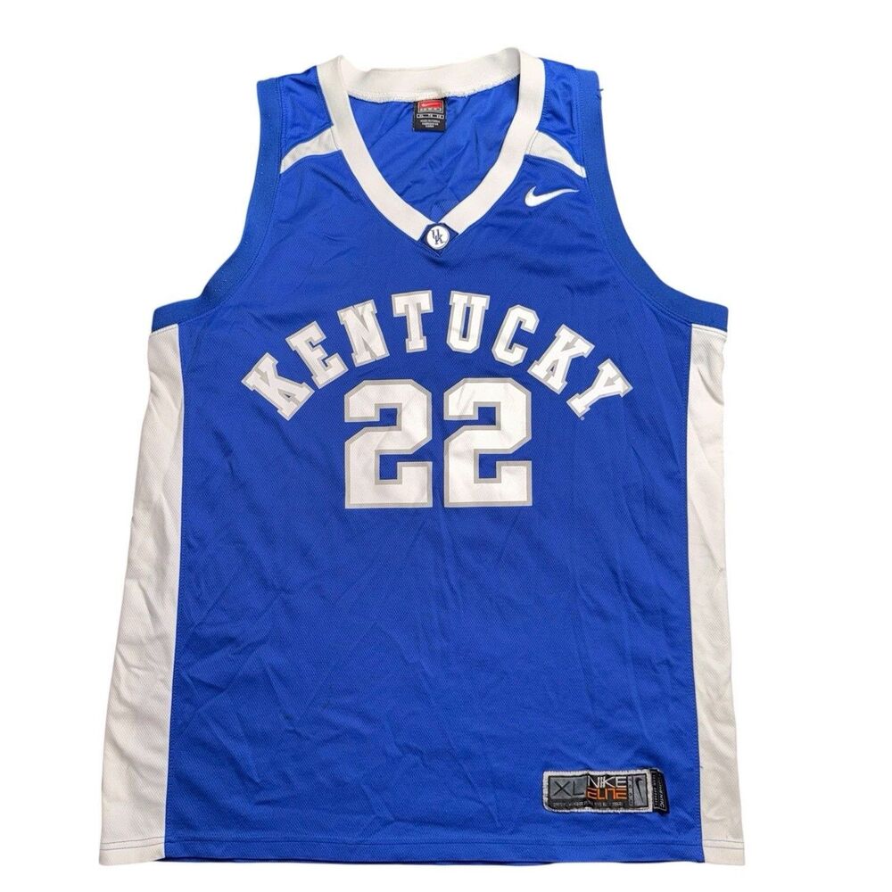 Nike Elite Kentucky Wildcats #22 Basketball Jersey Size XL Milan Momcilovic